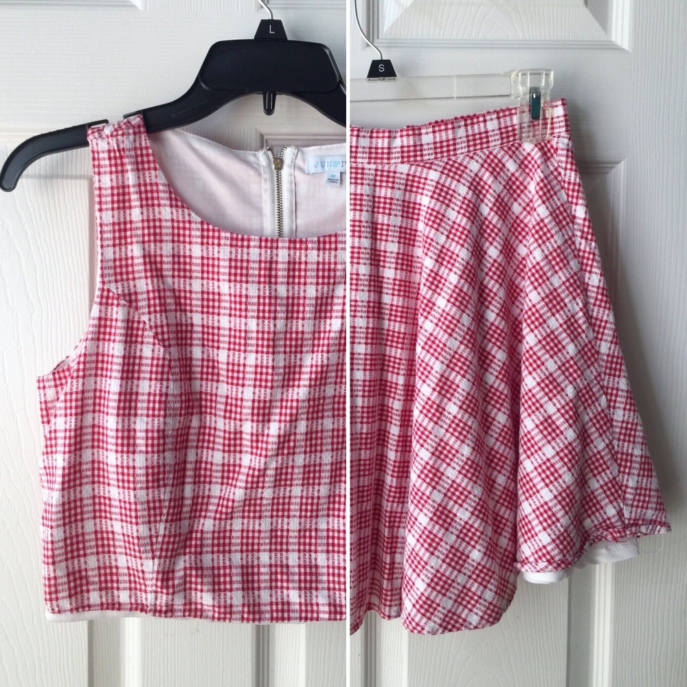 Red Two Piece Set